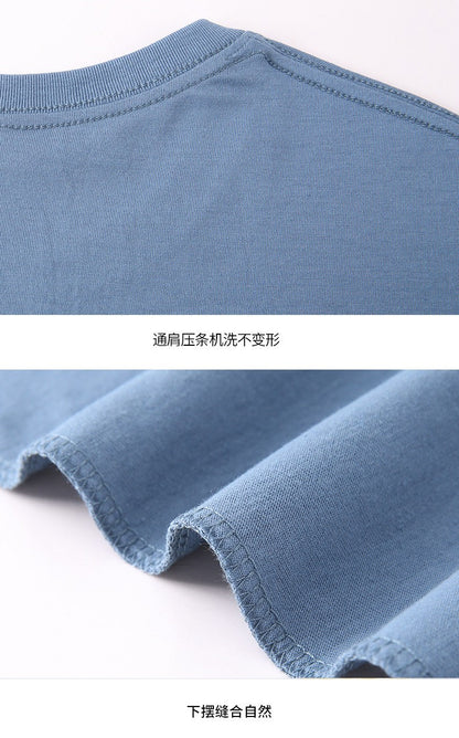 Long Sleeves T-Shirts Men 100% Cotton Tee Tops Male Autumn Basic Plain Color Tshirts Women Normal Fit Size M-5XL Under Wear Man