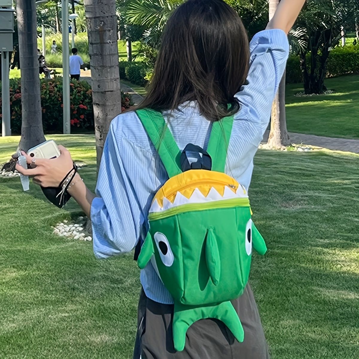 Cartoon Shark Backpack for Children Cute Aged 12-14 Boys And Girls School Bag with Fun Design