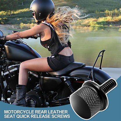 1 peça Acessórios para Motocicleta Parafuso de Assento Traseiro CNC Aba de Parafuso do Para-Lama Preto Para Harley Touring Road King Street Glide Softail Dyna CVO