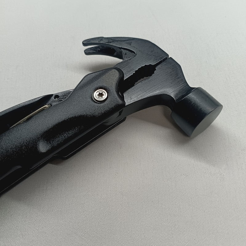 Equipamento essencial para acampamento, presente de Ano Novo, ferramenta multifuncional de martelo 12 em 1 para homens, presente para pai/ele/marido