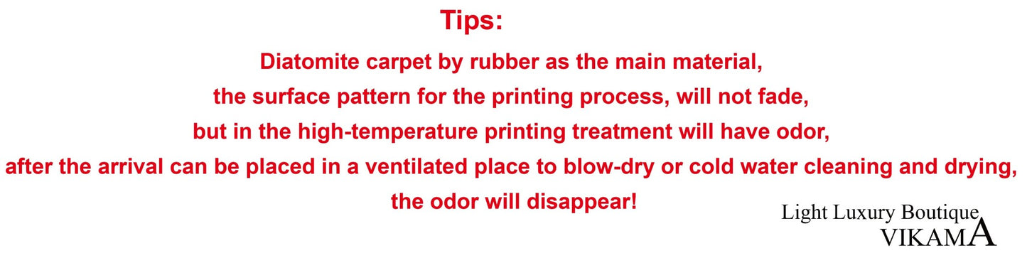 VIKAMA Diatomite Kitchen Floor Rug Anti-Slip Oil-Proof Water-Absorbing, Dirt-Resistant And Waterproof Door Mat For Home Decor