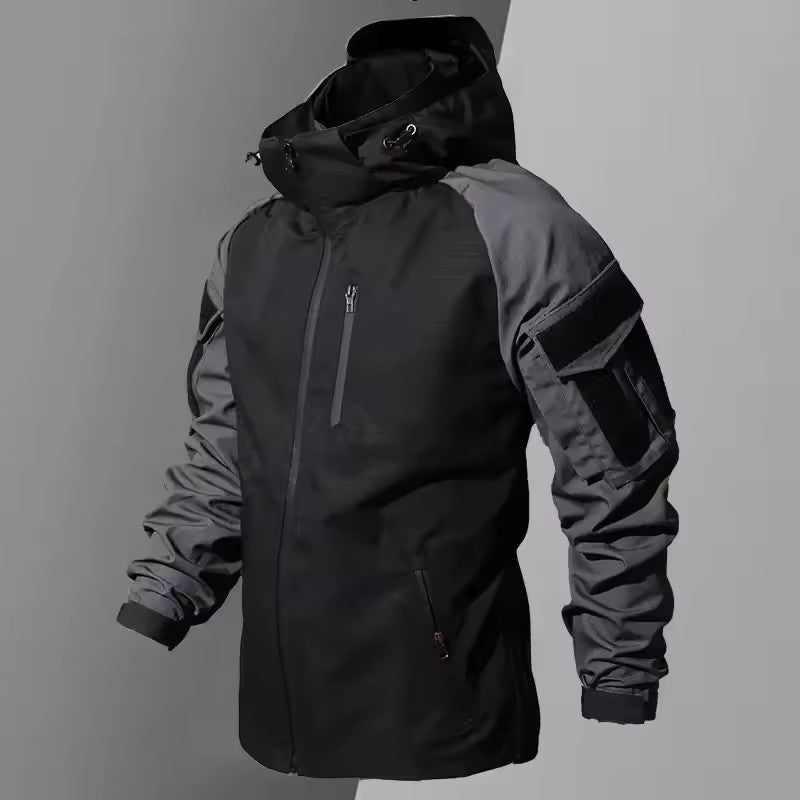 Tactical Waterproof Sets Men Wear Resistant Combat Training Suit Outdoor Multi-pocket Uniform Airsoft Camping Hiking Tracksuit