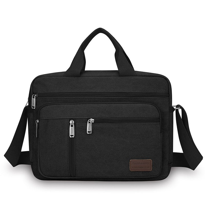 Fashionable Men's Shoulder Bag, Large Capacity Canvas Crossbody Bag, Casual Handbag, Suitable for Business, Daily Commuting, Etc