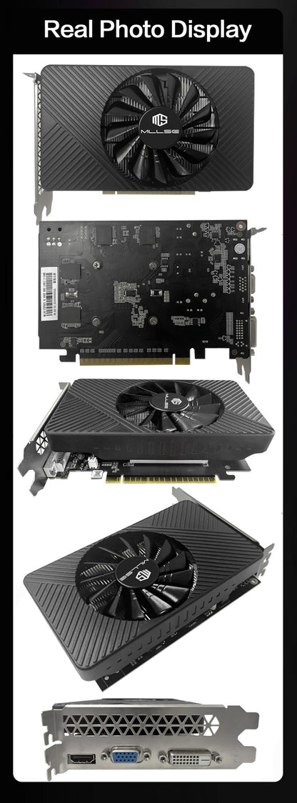 MLLSE GTX 750Ti 4GB Placa de Vídeo GDDR5 128Bit HDMI DVI VGA PCI-E 3.0 Geforce GPU Gtx 750ti Placa de Vídeo para Jogos