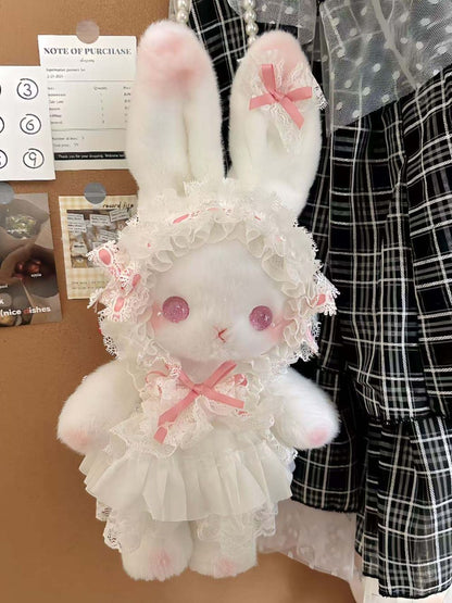Kawaii Bunny Bag Princess Lolita Shoulder Bag Long-eared Rabbit Sweet Crossbody Bags