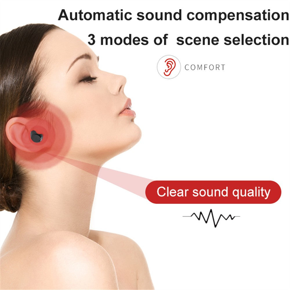 2025 Hearing Aid Rechargeable Hearing Device CIC Ear Hearing Aids for The Elderly Audifonos Sound Amplifier for Deafness