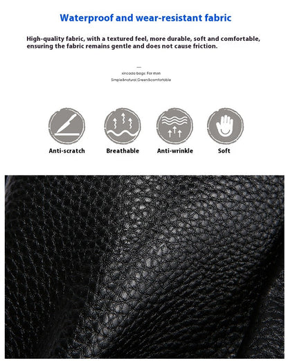 New Style Hand-Held Men's Bag - Trendy Large-Capacity Waterproof Shoulder Bag Casual And Versatile Cross-Body Bag