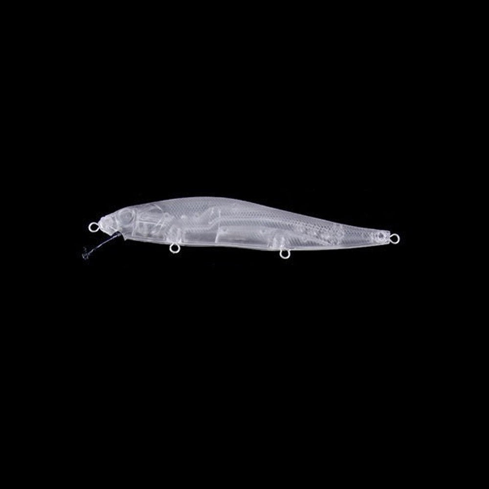 Isca de Pesca Laser Minnow 10/5 Peças Biónica Artificial 9cm/7g Isca Dura Flutuante com Anzol de Pena Wobbler Pesca para Baixo Lúcio