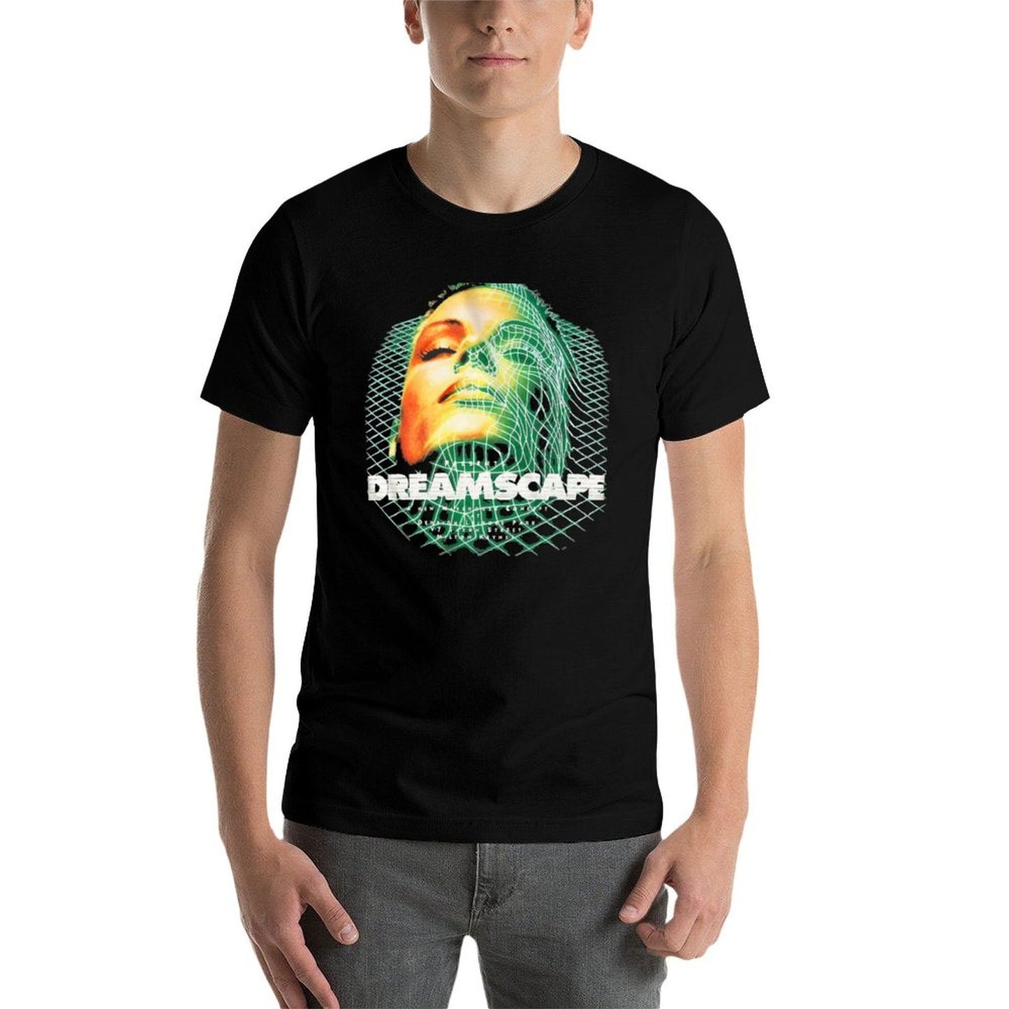 Dreamscape Old Skool Raver Hardcore Techno DnB T-Shirt t shirt for man 100 percent cotton t shirt man plain T-Shirt