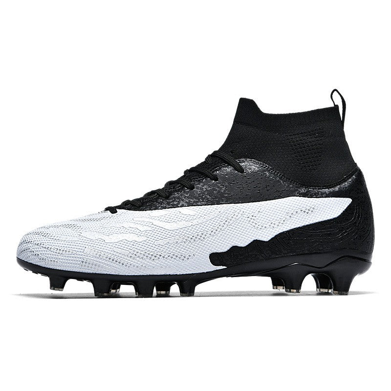 New Men Sport Soccer Shoes Training Boys Football Boots Outdoor Adult Long Spikes Non Slip Cleats Breathable Match Comfortable