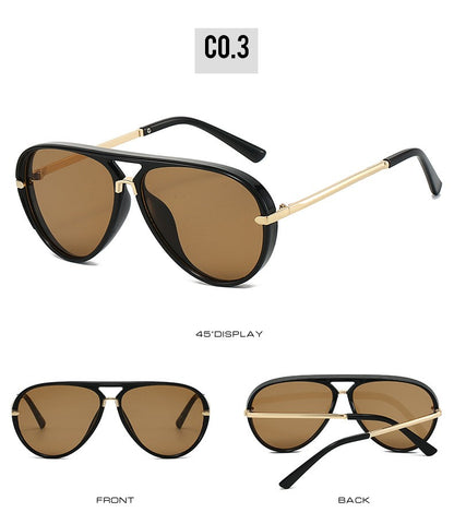 2025 Aviation Sunglasses Women Brand Designer Pilot Sun Glasses Uv400 Simple Fashion Suitable Shades