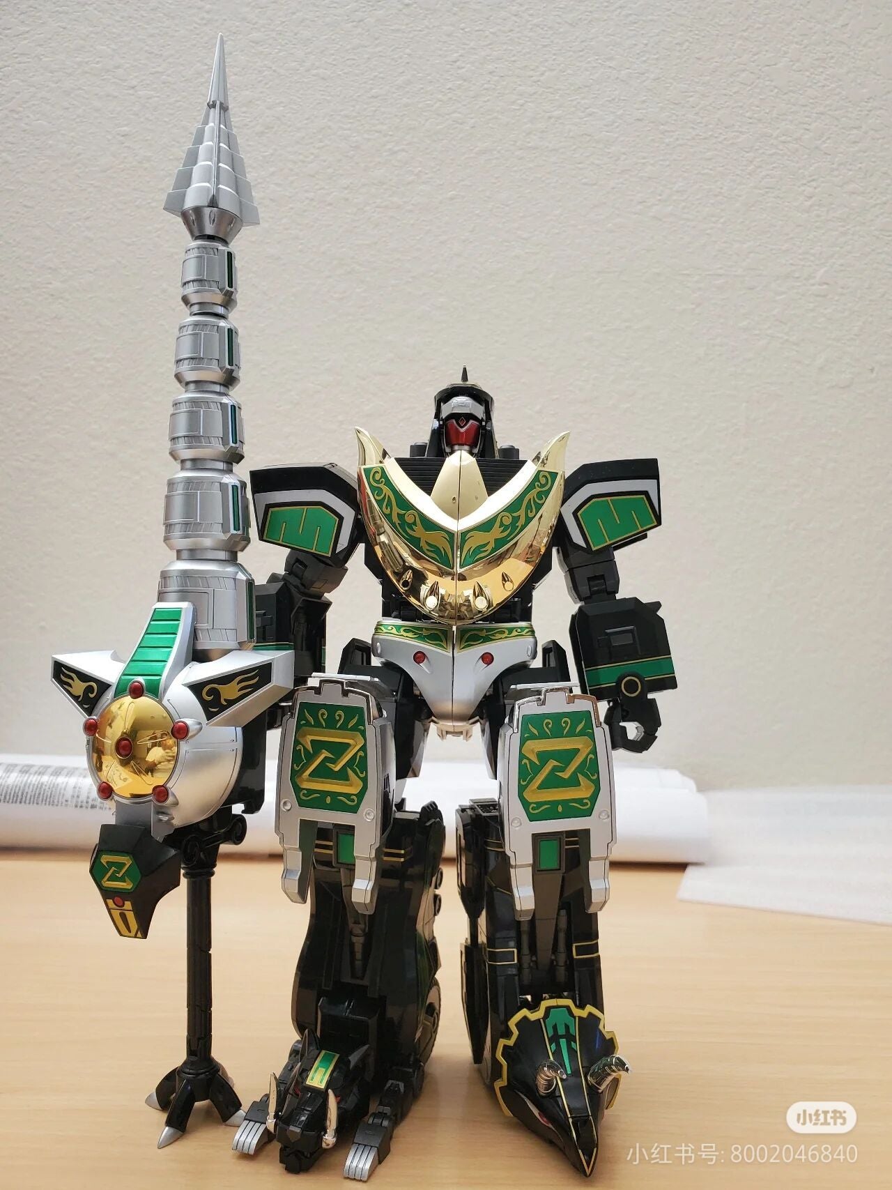 Pré-Venda Power Rangers Lucky Cat Micro Cosmos Mc-05 & Mc-03 Dragon King Caesar Action Figure Colecionável Modelo Montável