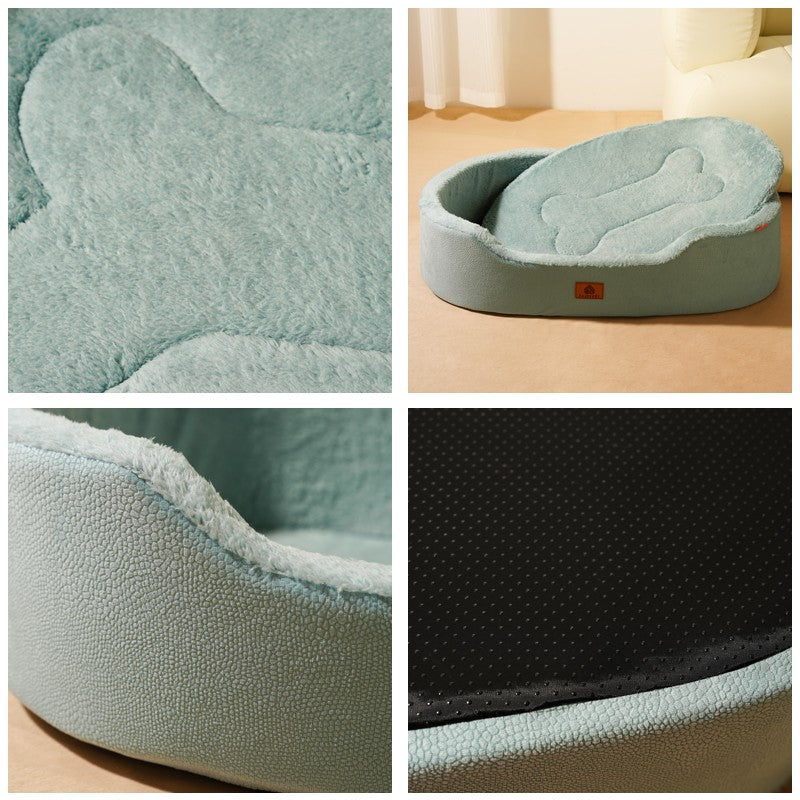 Camas de cachorro para cães grandes, cama ortopédica de inverno para cães de porte médio e grande, cama de sofá grande à prova d'água para animais de estimação
