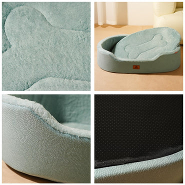 Camas de cachorro para cães grandes, cama ortopédica de inverno para cães de porte médio e grande, cama de sofá grande à prova d'água para animais de estimação