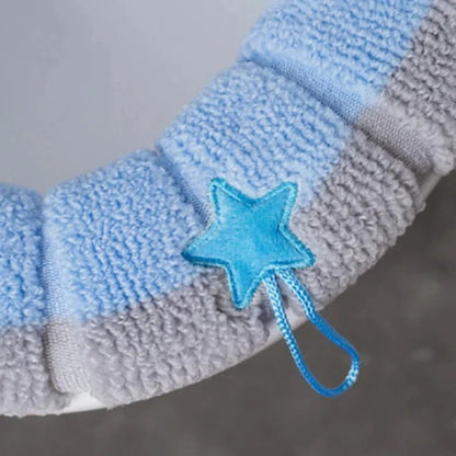 Assento Sanitário de Inverno Universal Portátil Macio Lavável Espessado de Pelúcia Capa de Assento Tapete Almofada de Vaso Sanitário para Banheiro com Acessórios
