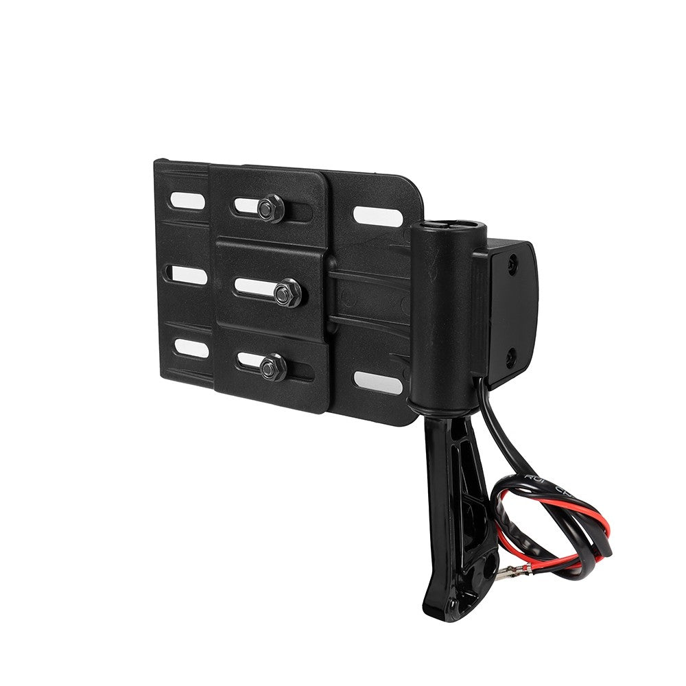 Para Harley Dyna Sportster 883 1200 XL 07-16 Suporte de Placa Lateral com Luz LED Dobrável Telescópica para Motocicleta