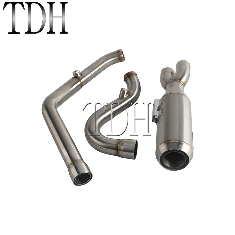 17-25 SC Project Exhaust System Kit Slip On Line 2-into-1 Full Complete Muffler For Harley Touring CVO Road Street Electra Glide