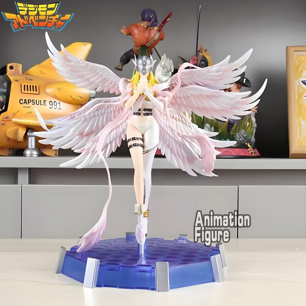 26 cm/10,24 pol. Anime Digimon Adventure Figure Angewomon Bonecos de Ação PVC Coleção Modelo Brinquedos para Presentes Infantis
