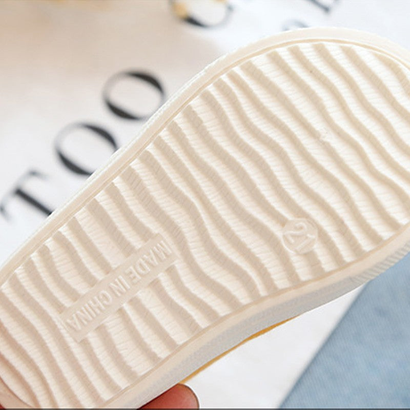 New Children's Low Cut Canvas Shoes Breathable Boys' Cloth Shoes Fashion Girls' Casual Shoes Colored Biscuit Shoes