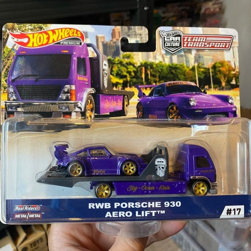Mattel Hot Wheels Rwb Porsche 930 Aero Lift Nft Garagem Benz 300 Sl Bwm M3 Edição Exclusiva Limitada Modelo de Carro Colecionável Raro