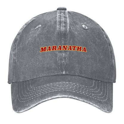 Maranatha Maranatha Maranatha Baseball Cap Military Cap Man foam party Hat Golf Hat Man For Women Men's