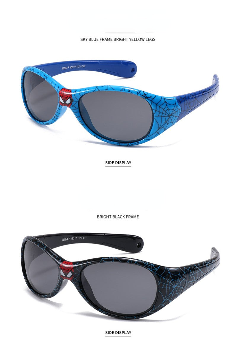 Marvel Spiderman Sunglasses Avengers Figure Cartoon Fashion Sunglasses Kids Cute Goggle Plastic Toys Boys Girls Birthday Gifts