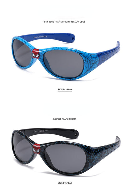 Marvel Spiderman Sunglasses Avengers Figure Cartoon Fashion Sunglasses Kids Cute Goggle Plastic Toys Boys Girls Birthday Gifts