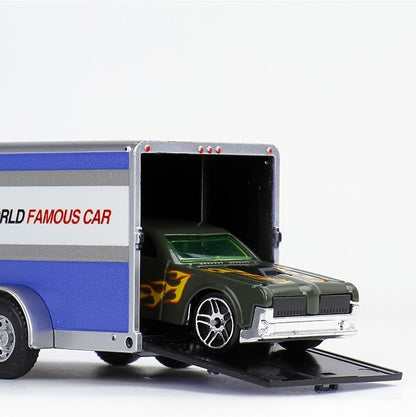 Caminhão Scania Contêiner 1:64 Caminhão Contêiner Americano Liga de Metal Diecast Modelo de Carro Veículos em Miniatura Colecionáveis Hobby Presente