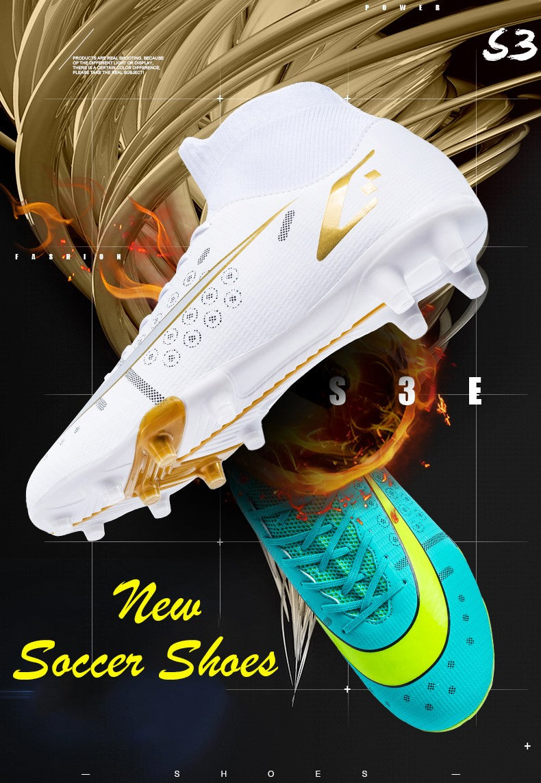 TF/FG Soccer Sneakers Youth Professional Training Football Boots Men Outdoor Lawn Non-Slip Soccer Shoes Hot Sale Soccer Cleats