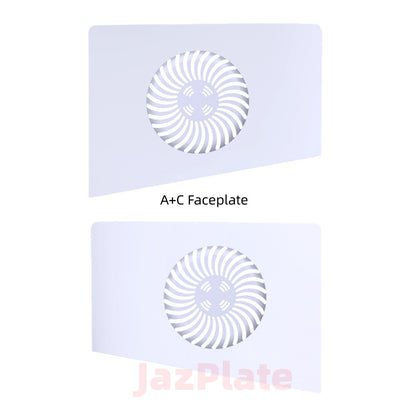 Upper Part Faceplate For PS5 Pro Disc&Digital Console Hard Plastic Replacement Shell A+C Plates Pro