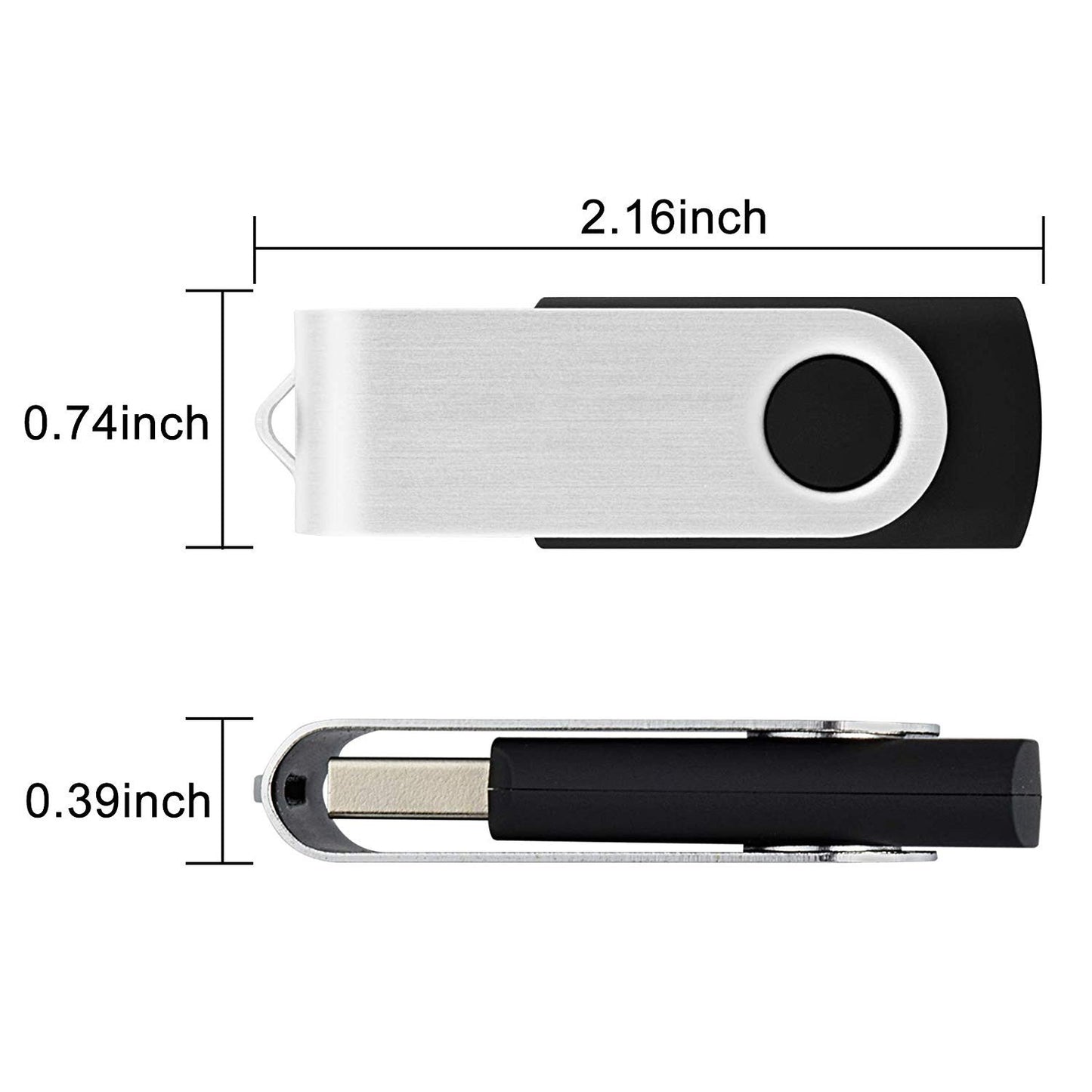KOOTION 10 UNIDADES U305 Pendrive USB 32GB 16GB 8GB 1GB Pen Drive USB de Alta Velocidade Pen Drive