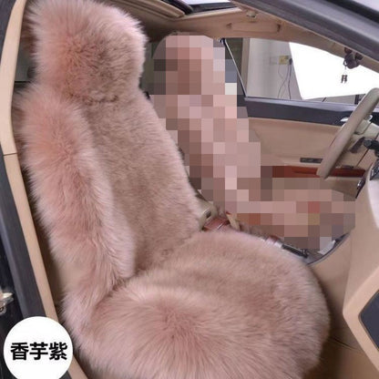 1 Peça Quente Pelúcia Capas de Assento de Carro Universal Longa Lã de Pelo Capa de Assento Dianteiro de Carro Protetor Almofada Tapete para Acessórios de Carro Almofada de Assento de Carro