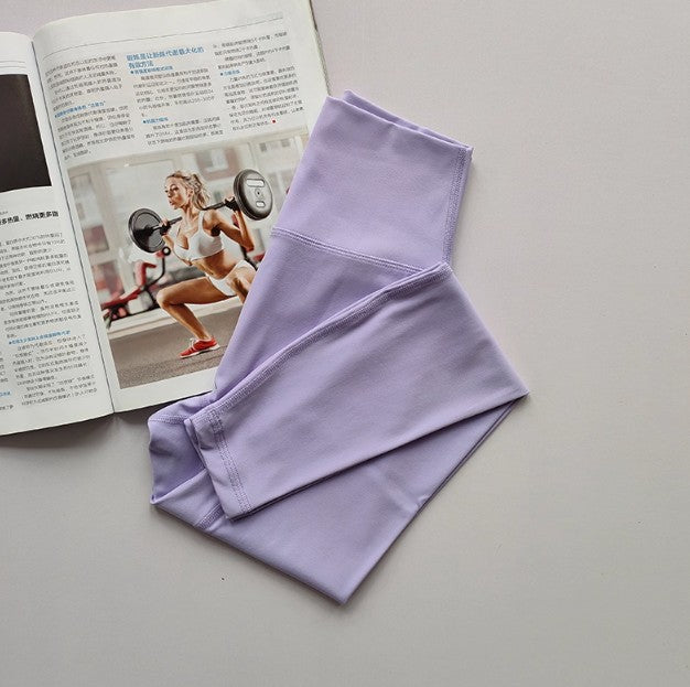 Women's High Waist Yoga Pants, Booty Lifting Workout Leggings with Naked Feel, Quick Dry Fitness Tights for Gym & Running