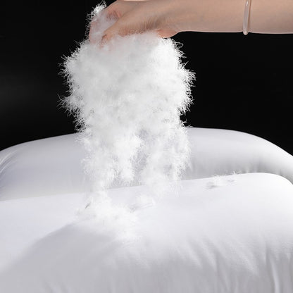100% Real Goose Down Pillow 95% Fill Power 750+ FP 1200TC - Queen King Standard Size Pillow Down