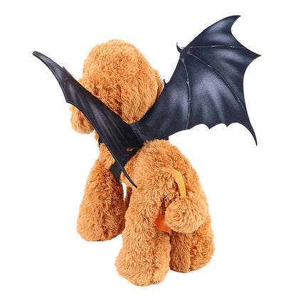 Fantasia de Halloween para Pets, Decoração de Asas de Morcego para Festa, Acessórios Engraçados de Asas de Morcego para Pets, Acessórios de Cosplay, Roupa com Asas