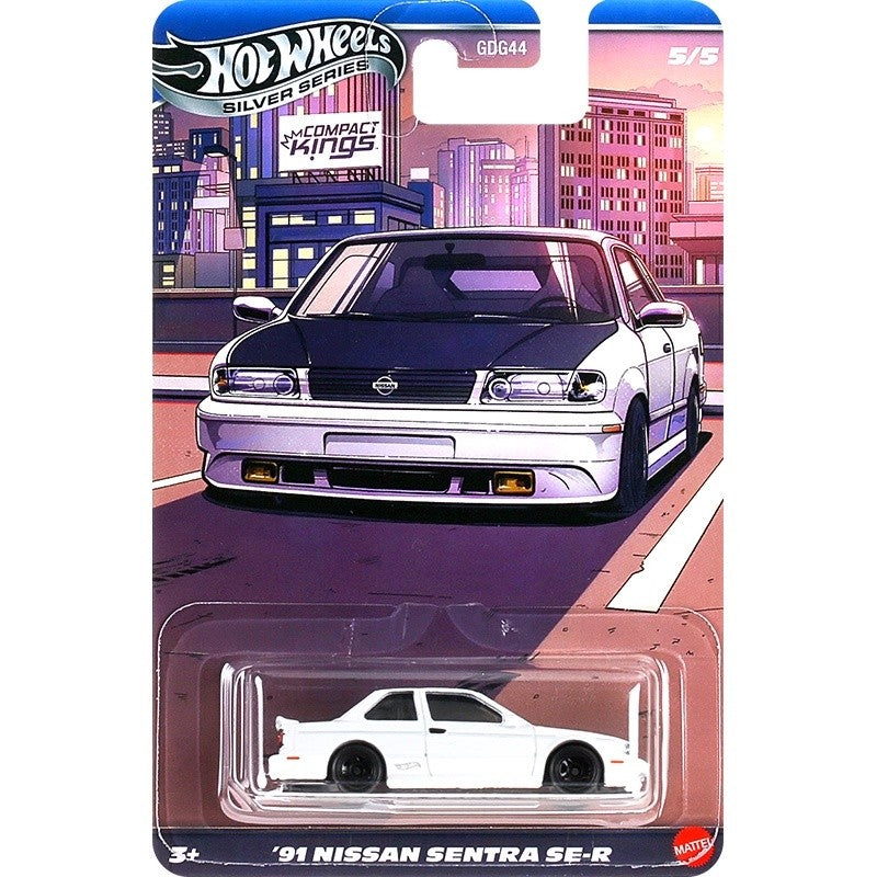 Nova Série Hot Wheels Silver Compact Kings Modelos de Carros Colecionáveis em Escala 1:64 Ford Honda Civic Subaru WRX Mazda Nissan de Liga Leve