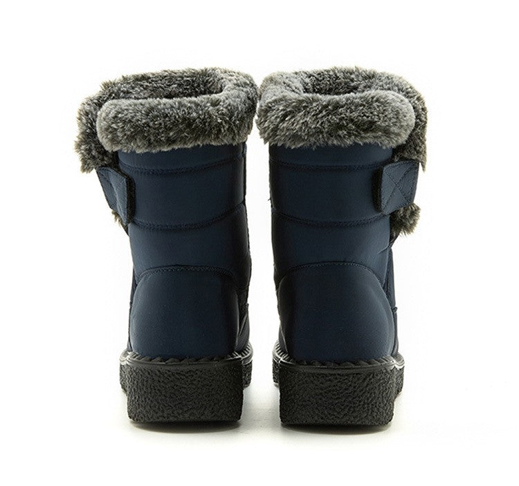 Boots Woman Fashion Winter Boots Women Winter Shoes Women's Snow Boots With Fur Super Warm Footwear Low Heels Middle Botas Mujer