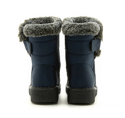 Boots Woman Fashion Winter Boots Women Winter Shoes Women's Snow Boots With Fur Super Warm Footwear Low Heels Middle Botas Mujer