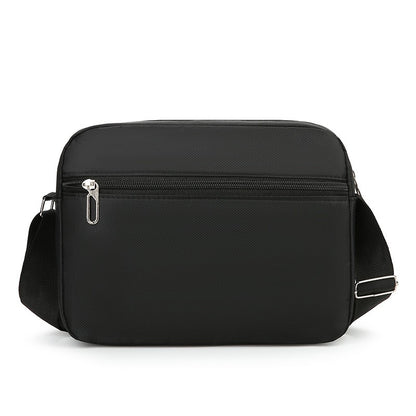 Large Capacity Casual Crossbody Bag - Adjustable Shoulder Strap, Multiple Zipper Compartments, Travel Shopping and Daily Use