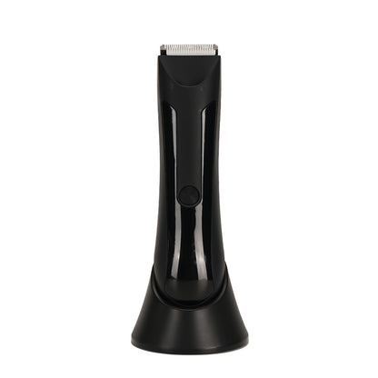 Ball Trimmer, Groin Hair Trimmer for Men, Waterproof Ball Shaver, USB Recharge Dock Replaceable Ceramic Blade, Male Hygiene Razo