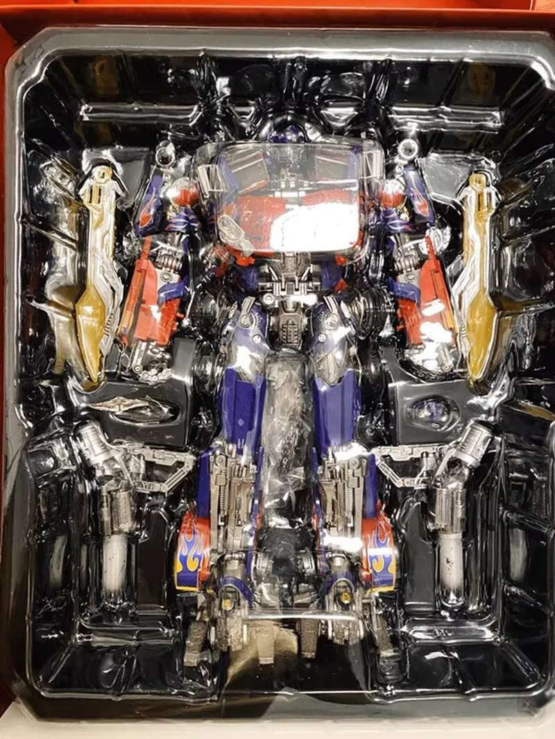 [EM ESTOQUE] WEIJIANG MPM04 OP Comandante Masterpiece Transformação Optimus Primal Action Figure Brinquedo Modelo de Filme MPM KO Deformação