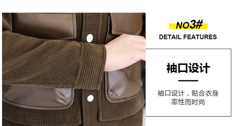 Korean Winter Jacket for Men Thickened and Warm Wool Blends Jacket Casual Business Streetwear Overcoat Social Men Clothing 2023