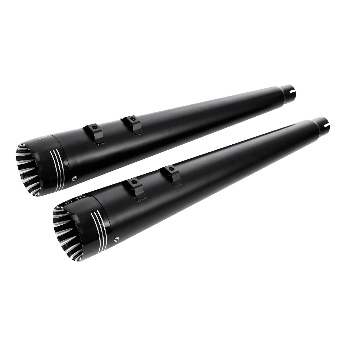 Motorcycle 4" Slip-on Mufflers Exhaust Pipes For Harley Touring Electra Street Glide 1995-2016
