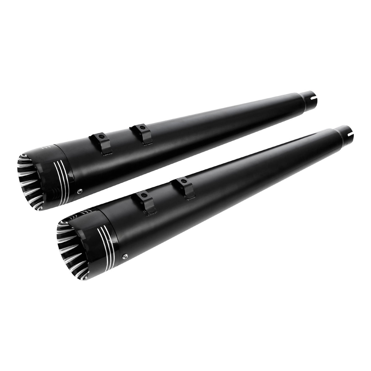 Motorcycle 4" Slip-on Mufflers Exhaust Pipes For Harley Touring Electra Street Glide 1995-2016
