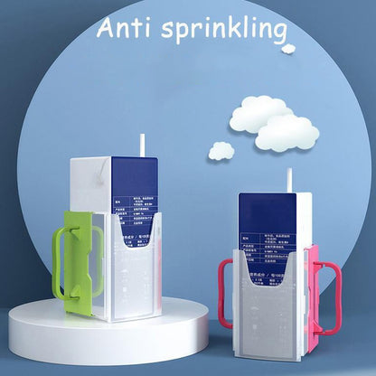 Bottle Cup Milk Holder Adjustable Safety Plastic Baby Toddler Juice Box Drinking Durable Adjustable Milk Carton Holder