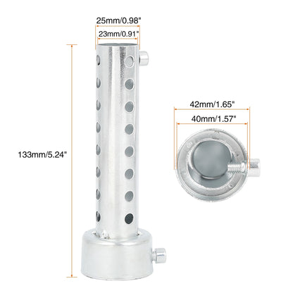 UXCELL Universal Motorcycle Exhaust DB Killer 35mm 42mm 45mm 48mm 60mm OD Muffler Baffle Insert Silver