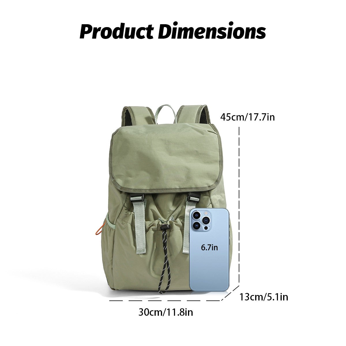 Outdoor Backpack for Women, Lightweight Hiking and Mountaineering Bag, Large Capacity Travel Bag for Men, Drawstring Couple Backpack, Laptop Backpack, Boarding and Camping Bag