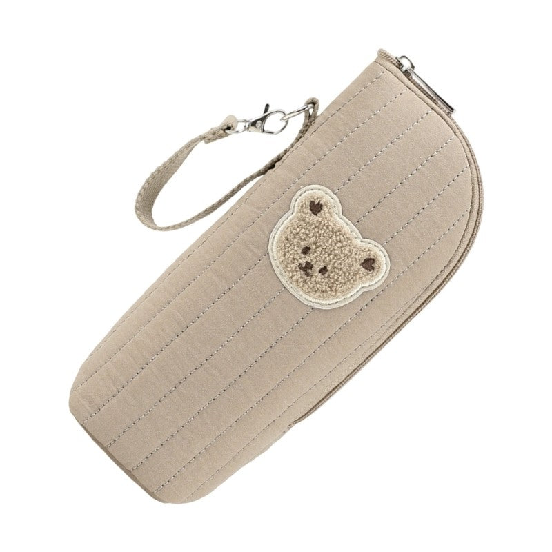 J15U Multifunctional Cotton Thermal Bottle Bag With Aluminum Insulation Design For Baby Feeding Essential Travelling