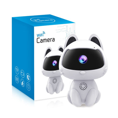 WiFi Surveillance Camera Indoor Home Security Baby Monitor V380 HD Smart Cat Wireless Camera Automatic Tracking Two-way Audio