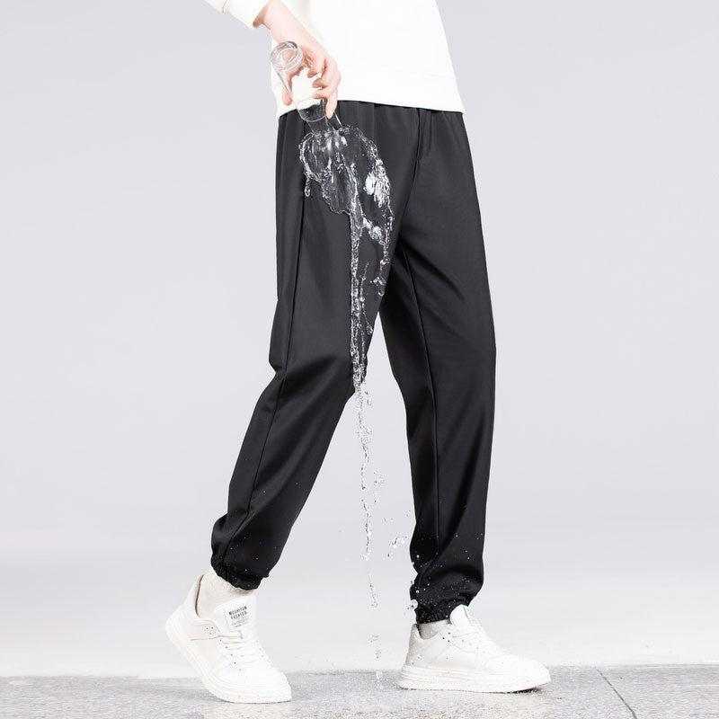Winter Running Pants Men's Outdoor Waterproof Windproof Thickened Jogging Sports Trousers Warm Fitness Sports Casual Long Pants